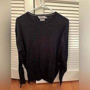 Peter millar crewneck sweater black L